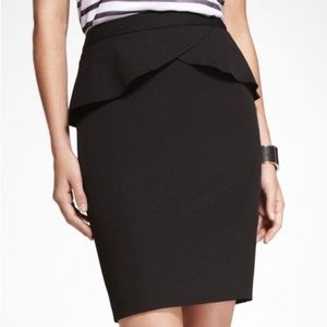 Express Peplum Pencil Skirt